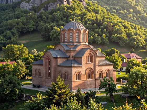 Serbian Orthodox monastery in Fruška Gora mountains - spiritual heritage shaping Serbian women's relationship values